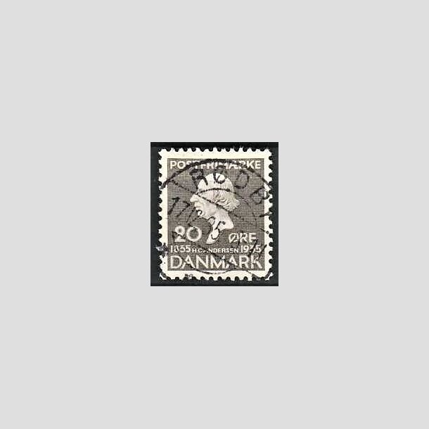 FRIMRKER DANMARK | 1935 - AFA 227 - H. C. Andersen 20 re gr - Lux Stemplet RDBY