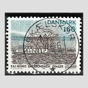 FRIM�RKER DANMARK | 1981 - AFA 732 - Sj�lland og �er - 160 �re flerfarvet - Pragt Stemplet Sk�lsk�r