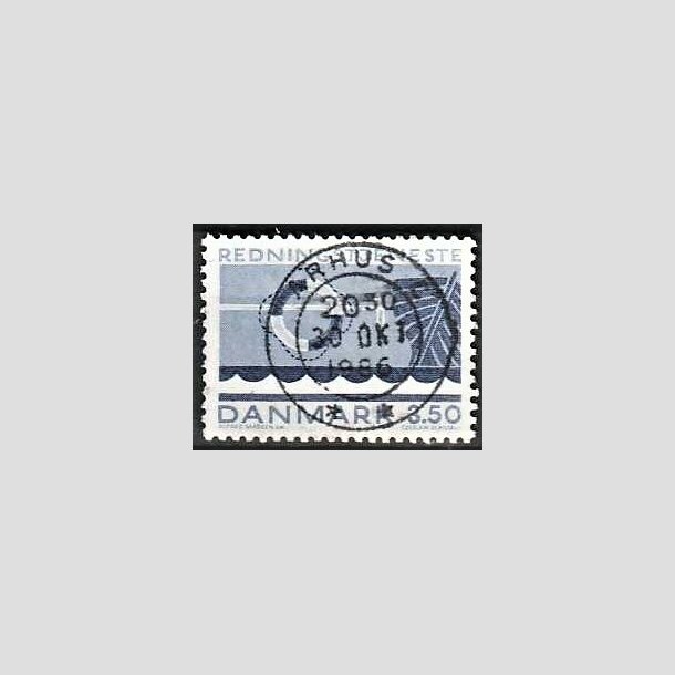 FRIMRKER DANMARK | 1983 - AFA 784 - Redningstjenester - 3,50 Kr. bl - Pragt Stemplet rhus C