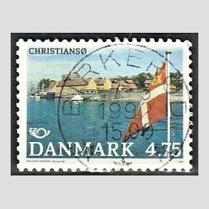 FRIM�RKER DANMARK | 1991 - AFA 994 - Turistm�l - 4,75 Kr. flerfarvet - Pragt Stemplet Birker�d