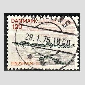 FRIM�RKER DANMARK | 1974 - AFA 570 - Fyn - 120 �re flerfarvet - Pragt Stemplet Malling