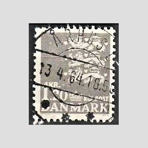 FRIMRKER DANMARK | 1962 - AFA 403 - Rigsvben 1,20 Kr. gr - Lux Stemplet rhus C