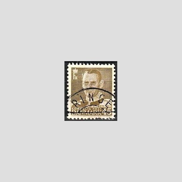 FRIMRKER DANMARK | 1948-50 - AFA 311 - Fr. IX 45 re oliven - Lux Stemplet Ringe