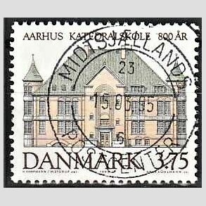 FRIM�RKER DANMARK | 1995 - AFA 1084 - Aahus Katedralskole 800 �r - 3,75 Kr. flerfarvet - Pragt Stemplet