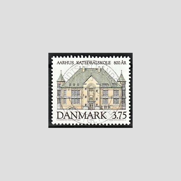 FRIMRKER DANMARK | 1995 - AFA 1084 - Aahus Katedralskole 800 r - 3,75 Kr. flerfarvet - Pragt Stemplet