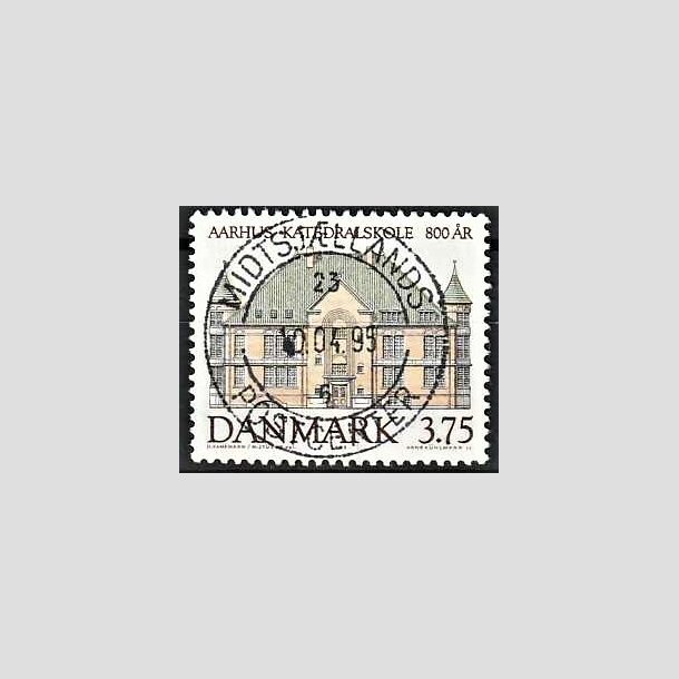 FRIMRKER DANMARK | 1995 - AFA 1084 - Aahus Katedralskole 800 r - 3,75 Kr. flerfarvet - Pragt Stemplet