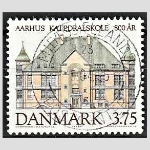 FRIM�RKER DANMARK | 1995 - AFA 1084 - Aahus Katedralskole 800 �r - 3,75 Kr. flerfarvet - Pragt Stemplet