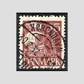 FRIM�RKER DANMARK | 1927 - AFA 173 - Karavel 35 �re brunr�d - Lux Stemplet 