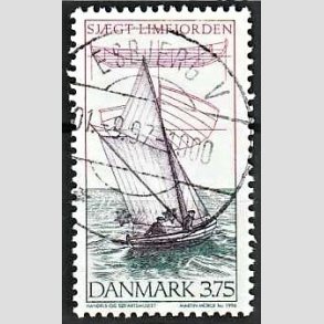 FRIM�RKER DANMARK | 1996 - AFA 1120 - Danske tr�joller - 3,75 Kr. flerfarvet - Pragt Stemplet Esbjerg V