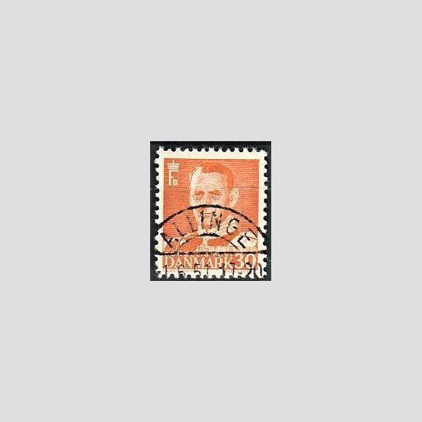 FRIMRKER DANMARK | 1948-50 - AFA 309 - Fr. IX 30 re orange - Lux Stemplet Allinge