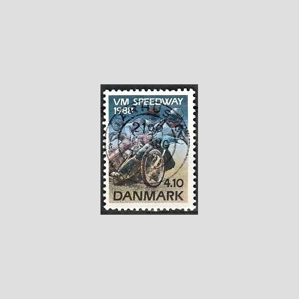 FRIMRKER DANMARK | 1988 - AFA 914 - WM i Speedway - 4,10 Kr. flerfarvet - Pragt Stemplet rhus C