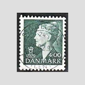 FRIMRKER DANMARK | 1997 - AFA 1152 - Dronning Margrethe II - 4,00 Kr. grn - Pragt Stemplet