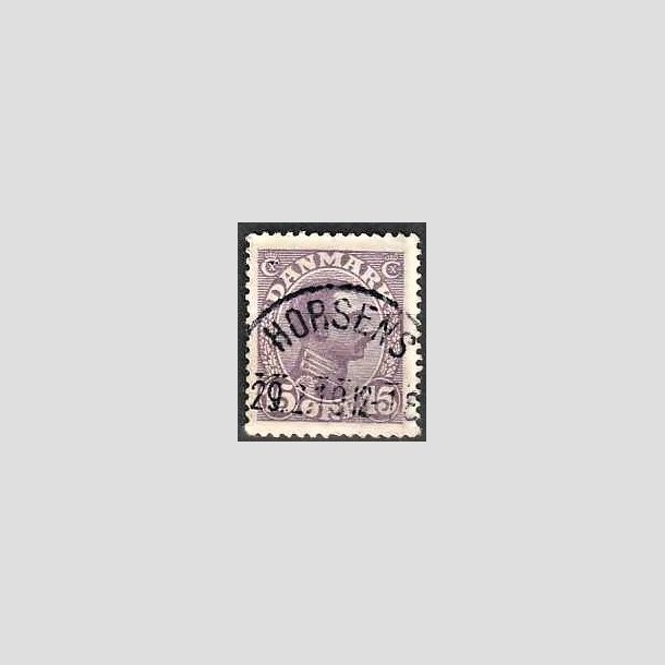 FRIMRKER DANMARK | 1913 - AFA 70 - Chr. X 15 re violet - Lux Stemplet Horsens