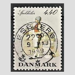 FRIM�RKER DANMARK | 1989 - AFA 937 - Folkedragter - 4,40 Kr. flerfarvet - Pragt Stemplet Esbjerg