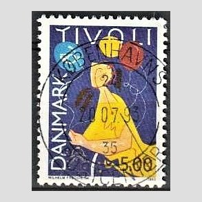 FRIM�RKER DANMARK | 1993 - AFA 1044 - Turisme - 5,00 Kr. flerfarvet - Pragt Stemplet