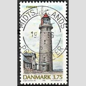 FRIM�RKER DANMARK | 1996 - AFA 1124 - Danske Fyrt�rne - 3,75 Kr. flerfarvet - Pragt Stemplet