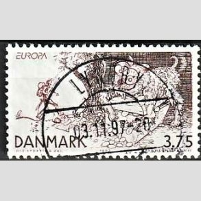 FRIM�RKER DANMARK | 1997 - AFA 1156 - Eventyr og legender - 3,75 Kr. Fyrt�jet - Pragt Stemplet Lyngby