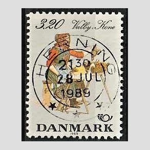 FRIM�RKER DANMARK | 1989 - AFA 936 - Folkedragter - 3,20 Kr. flerfarvet - Pragt Stemplet Herning