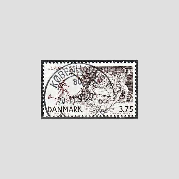 FRIMRKER DANMARK | 1997 - AFA 1156 - Eventyr og legender - 3,75 Kr. Fyrtjet - Pragt Stemplet