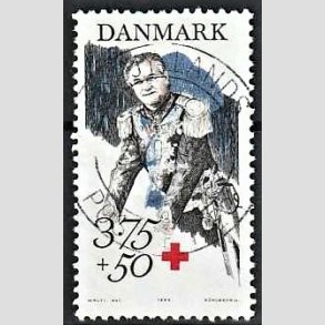 FRIMRKER DANMARK | 1994 - AFA 1069 - Prins Henrik 60 r. - 3,75 Kr. + 50 re flerfarvet - Pragt Stemplet