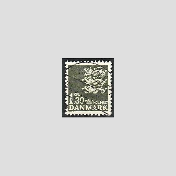 FRIMRKER DANMARK | 1965 - AFA 437 - Rigsvben - 1,30 Kr. grnsort - Lux Stemplet Nykbing F