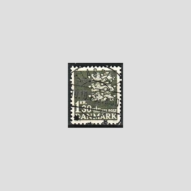 FRIMRKER DANMARK | 1965 - AFA 437 - Rigsvben - 1,30 Kr. grnsort - Lux Stemplet Slagelse