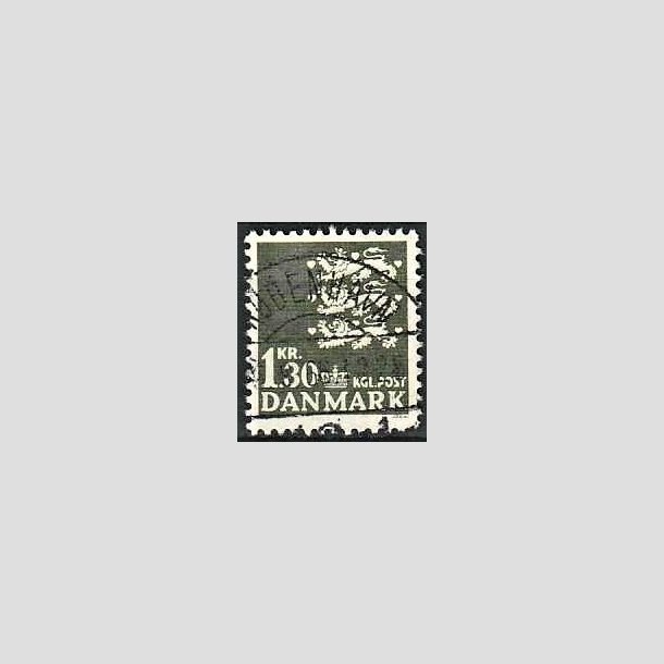 FRIMRKER DANMARK | 1965 - AFA 437 - Rigsvben - 1,30 Kr. grnsort - Lux Stemplet 