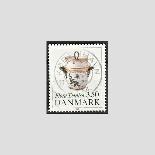 FRIMRKER DANMARK | 1990 - AFA 968 - Flora Danica 200 r - 3,50 Kr. flerfarvet - Pragt Stemplet