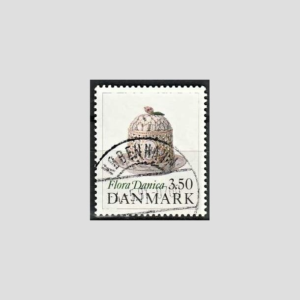 FRIMRKER DANMARK | 1990 - AFA 966 - Flora Danica 200 r - 3,50 Kr. flerfarvet - Pragt Stemplet