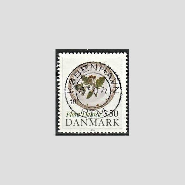 FRIMRKER DANMARK | 1990 - AFA 969 - Flora Danica 200 r - 3,50 Kr. flerfarvet - Pragt Stemplet 