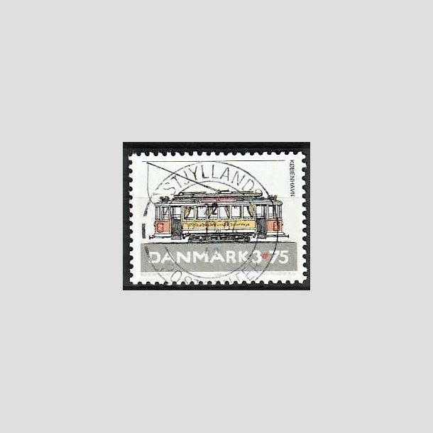 FRIMRKER DANMARK | 1994 - AFA 1070 - Sporvogne - 3,75 Kr. flerfarvet - Pragt Stemplet 