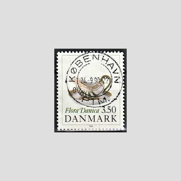 FRIMRKER DANMARK | 1990 - AFA 967 - Flora Danica 200 r - 3,50 Kr. flerfarvet - Pragt Stemplet