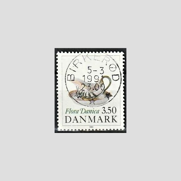 FRIMRKER DANMARK | 1990 - AFA 967 - Flora Danica 200 r - 3,50 Kr. flerfarvet - Pragt Stemplet