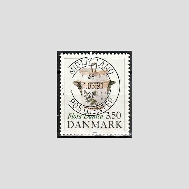 FRIMRKER DANMARK | 1990 - AFA 968 - Flora Danica 200 r - 3,50 Kr. flerfarvet - Pragt Stemplet