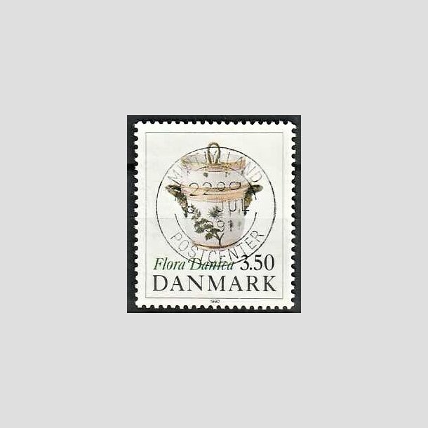 FRIMRKER DANMARK | 1990 - AFA 968 - Flora Danica 200 r - 3,50 Kr. flerfarvet - Pragt Stemplet