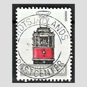 FRIM�RKER DANMARK | 1994 - AFA 1072 - Sporvogne - 5,00 Kr. flerfarvet - Pragt Stemplet