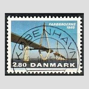 FRIM�RKER DANMARK | 1985 - AFA 833 - Far�broerne - 2,80 Kr. flerfarvet - Pragt Stemplet
