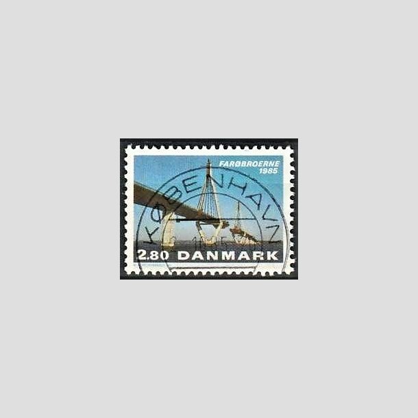 FRIMRKER DANMARK | 1985 - AFA 833 - Farbroerne - 2,80 Kr. flerfarvet - Pragt Stemplet