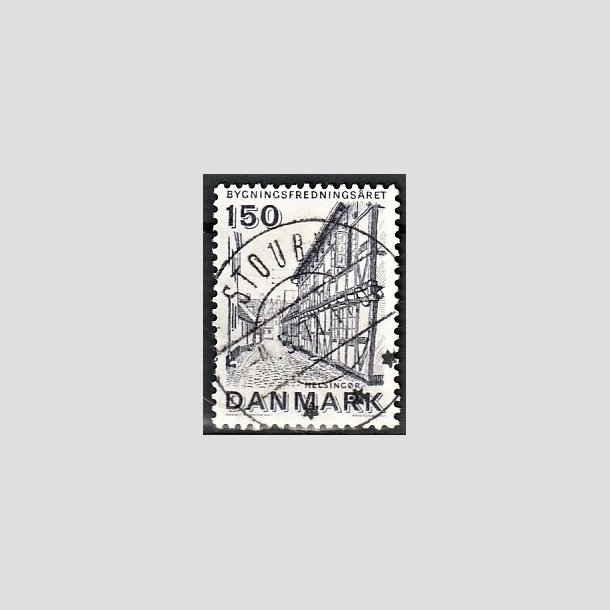 FRIMRKER DANMARK | 1975 - AFA 593 - Bygningsfredning - 150 re blgr - Pragt Stemplet Stouby