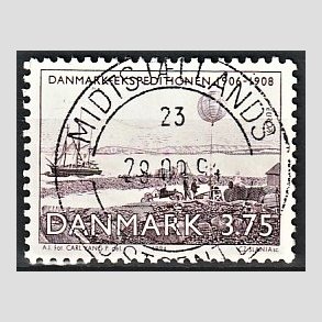 FRIM�RKER DANMARK | 1994 - AFA 1067 - Europam�rker - 3,75 Kr. violet - Pragt Stemplet
