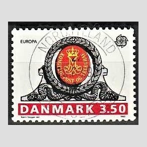 FRIMRKER DANMARK | 1990 - AFA 964 - Europamrker - 3,50 Kr. flerfarvet - Lux Stemplet