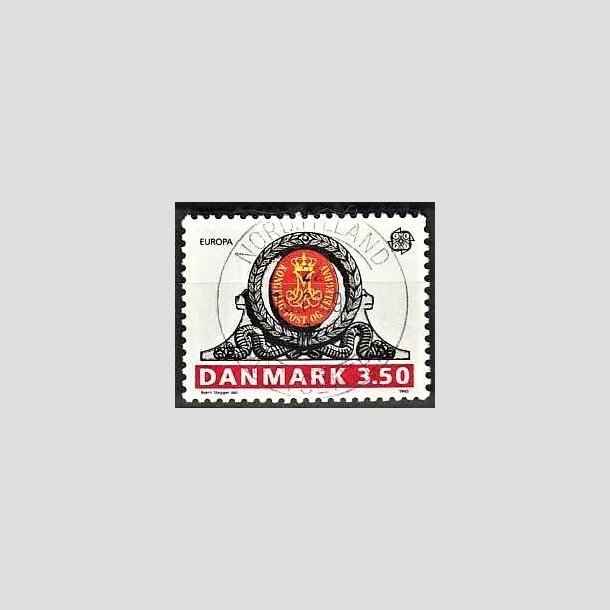 FRIMRKER DANMARK | 1990 - AFA 964 - Europamrker - 3,50 Kr. flerfarvet - Lux Stemplet