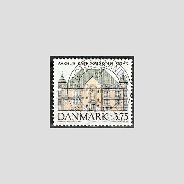 FRIMRKER DANMARK | 1995 - AFA 1084 - Aahus Katedralskole 800 r - 3,75 Kr. flerfarvet - Pragt Stemplet