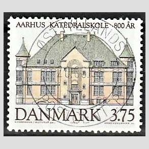 FRIM�RKER DANMARK | 1995 - AFA 1084 - Aahus Katedralskole 800 �r - 3,75 Kr. flerfarvet - Pragt Stemplet