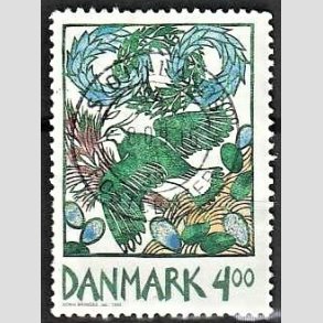 FRIM�RKER DANMARK | 1999 - AFA 1204 - For�rsbebudere - 4,00 Kr. Vibe - Lux Stemplet