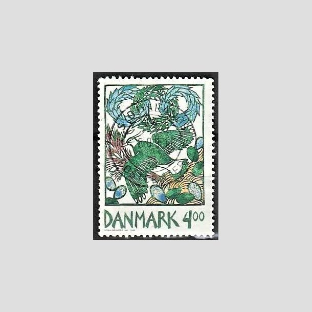 FRIMRKER DANMARK | 1999 - AFA 1204 - Forrsbebudere - 4,00 Kr. Vibe - Lux Stemplet