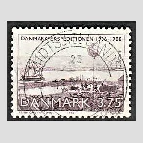 FRIM�RKER DANMARK | 1994 - AFA 1067 - Europam�rker - 3,75 Kr. violet - Pragt Stemplet