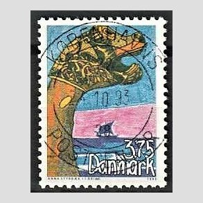 FRIM�RKER DANMARK | 1993 - AFA 1050 - Vindertegning frim�rketegning - 3,75 Kr. flerfarvet - Pragt Stemplet