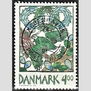 FRIM�RKER DANMARK | 1999 - AFA 1204 - For�rsbebudere - 4,00 Kr. Vibe - Lux Stemplet