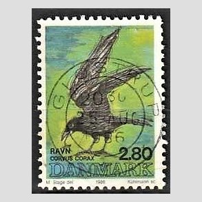 FRIM�RKER DANMARK | 1986 - AFA 864 - Danske fugle - 2,80 Kr. flerfarvet - Pragt Stemplet Glostrup